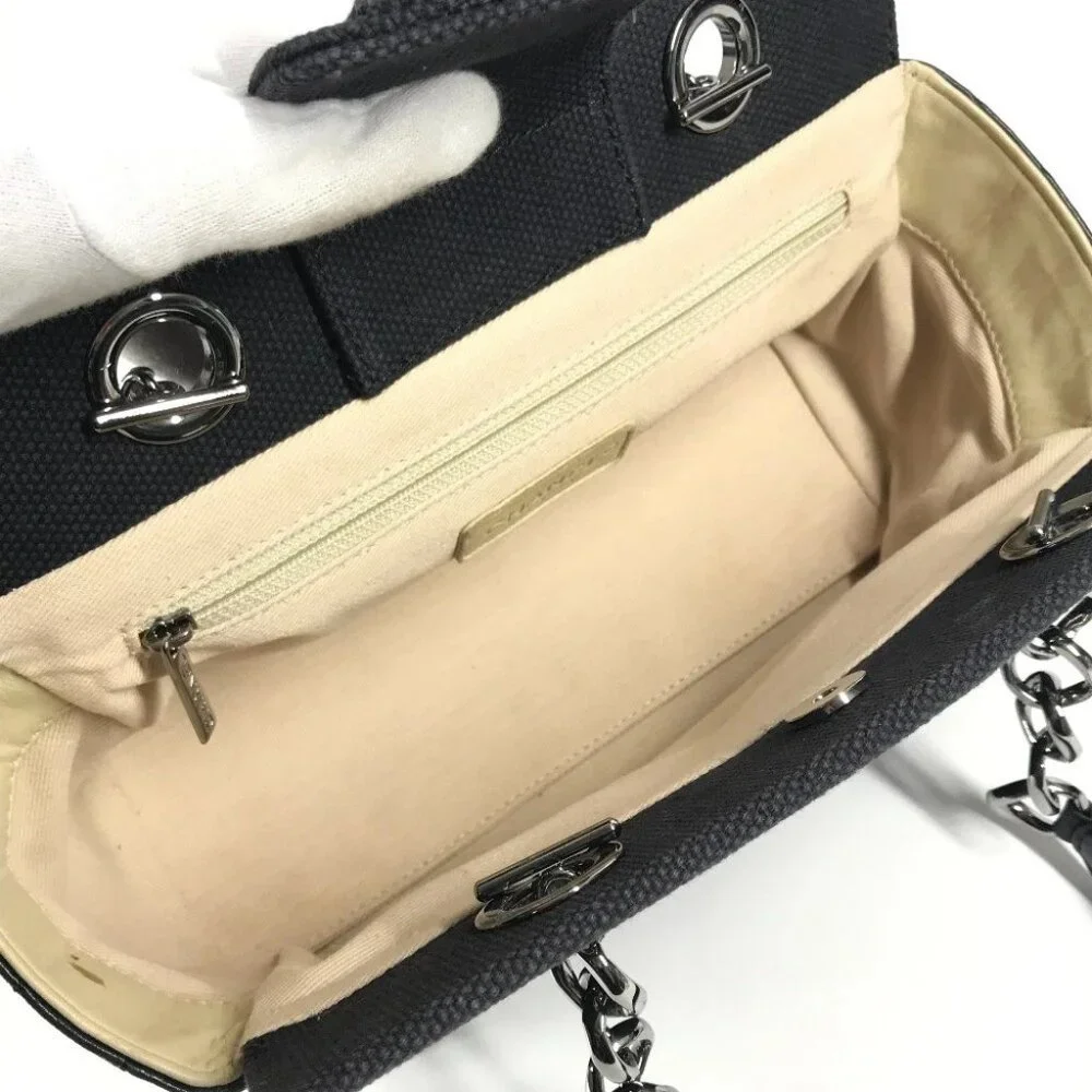 CHANEL Mesh Chocolate Bar CC CC Mark logo Tote Bag Shoulder Bag Hand Bag - Picture 12 of 15